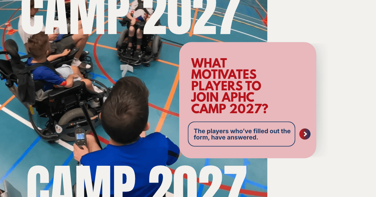 Antwerp Powerchair Hockey Collective VZW | CAMP 2027 🏑 WHY PLAYERS WANT TO JOIN